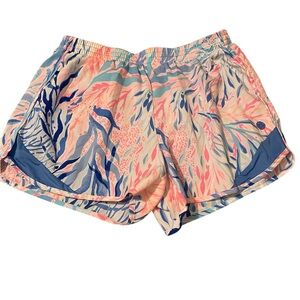 Lilly Pulitzer luxletic ocean trail shorts size small athletic